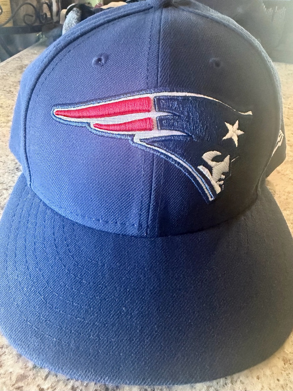 NFL Navy New England Patriots 59FIFTY Fitted Hat 7 3/4